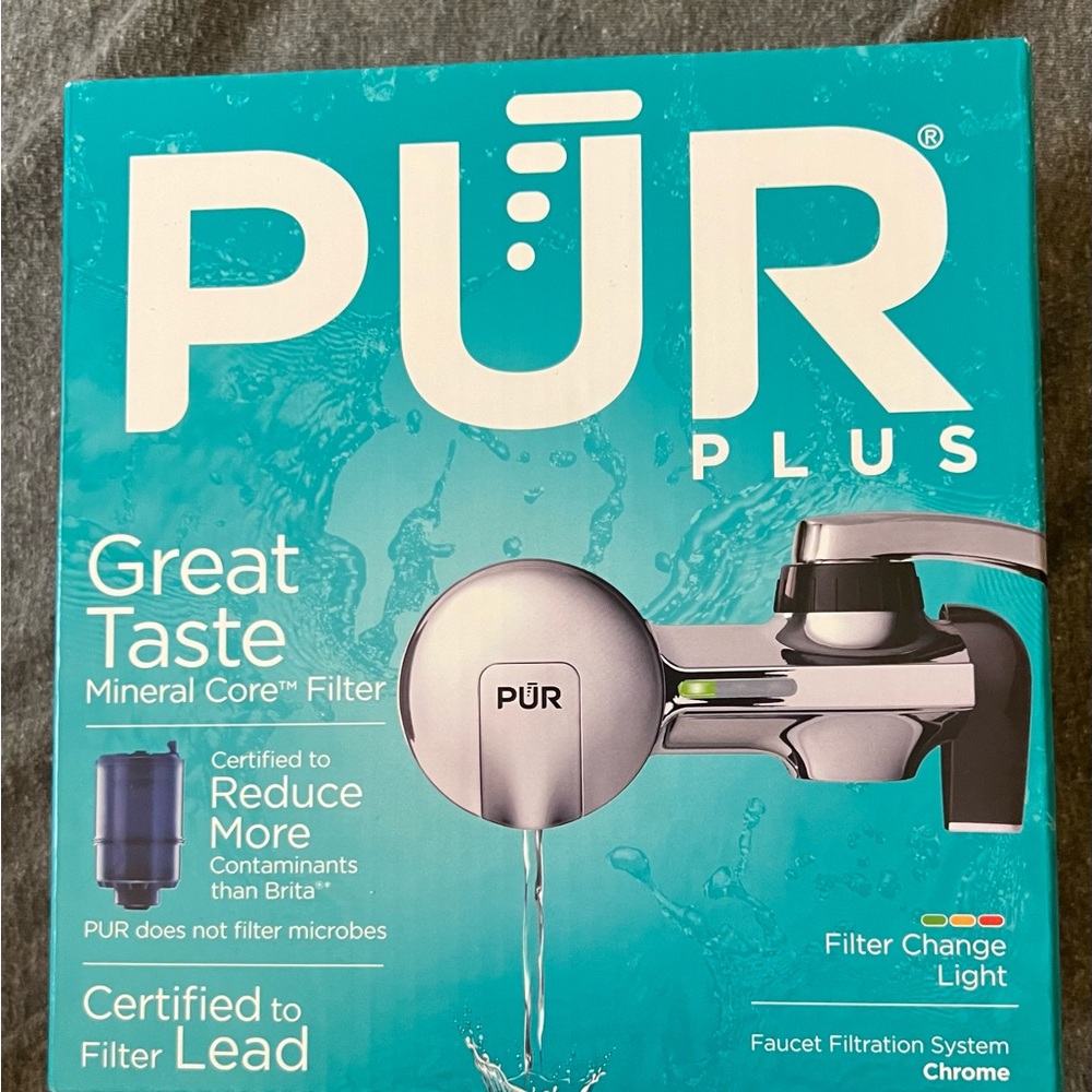 PUR PLUS Water Filter Faucet Brand New Sealed In Box